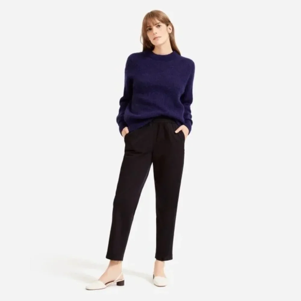 Everlane The Alpaca Crew - Heathered Cobalt - Picture 1 of 10